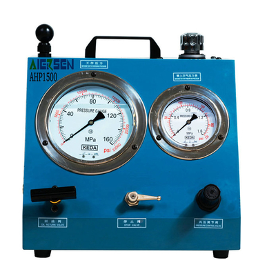 kwaliteit  1200 Bar Hydraulic High Pressure Pump Steel Portable Pneumatic Pump fabriek